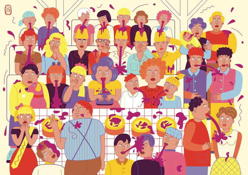Illustration for article titled Relive Memorable Movie Scene Munchies Through This Scratch and Sniff Book